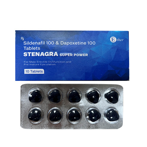 Stenagra Super Power | Blue Diamond Sildenafil 10 Cps
